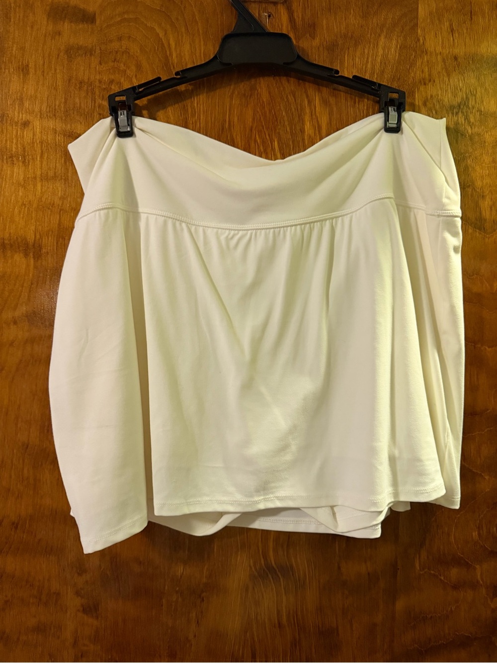 White Women's Skirt with shorts